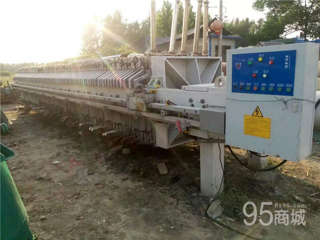 Liangshan sold used Jingjin 200 square meters diaphragm filter press