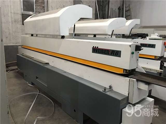 Low price sale of used Huali R6 belt pre milling automatic edge banding machine