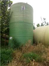 Transfer of used FRP tanks used FRP tanks for chemical storage