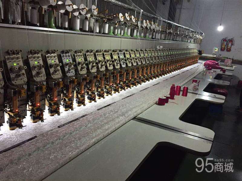 Various models of embroidery machines are sold