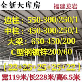 出售228*119*6.5福建龙岩精品钢构