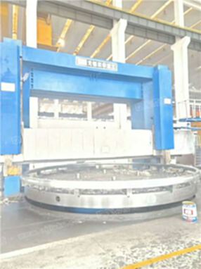 倒闭厂售九成新无锡京华6.3米数控立车