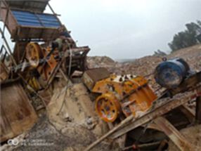 二手日产300吨二手47颚式破碎机砂石料生产线设备处理