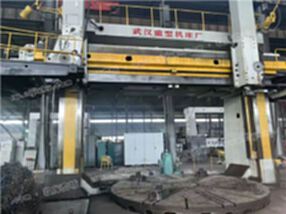 低价处置二手【武重6.3米立式车床】二手立式车床道轨无拉伤