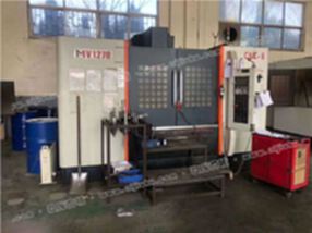 机械厂急售二手南通国盛MV1270数控铣床