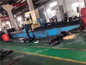 机械厂急售二手桂林桂北M7180x4米卧轴矩台平面磨床