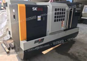 機械廠急售二手寶雞SK66Qx1米數(shù)控車廣數(shù)系統(tǒng)