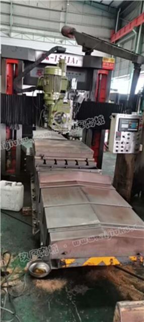 机械厂急售二手台湾圣伟1.5米x800精密龙门铣上银滚珠丝杆