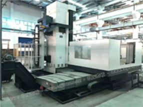 机械厂急售二手{中捷TH6513数控卧式铣镗床}