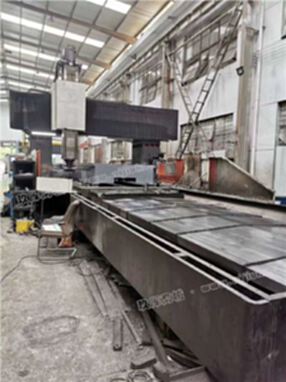 机械厂急售二手青岛3.6x8米数控龙门三菱M80系统