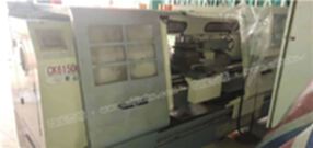机械厂急售二手泰安海威CK6150x2米数控车二手数控车
