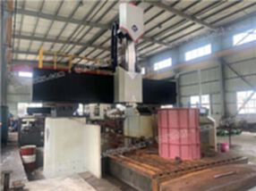 刚刚买下海天8米龙门，工作台3米*8米，门宽3.6米